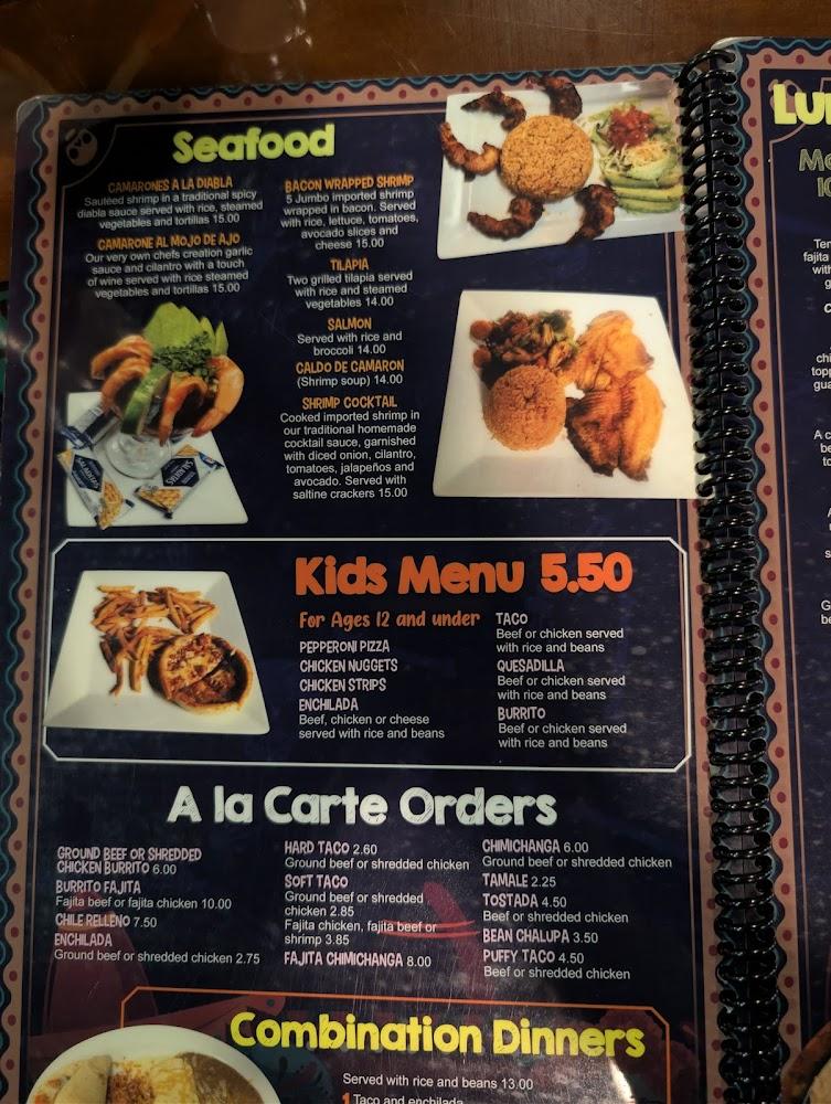 Gonzalez Mexican Restaurant Menu image 2